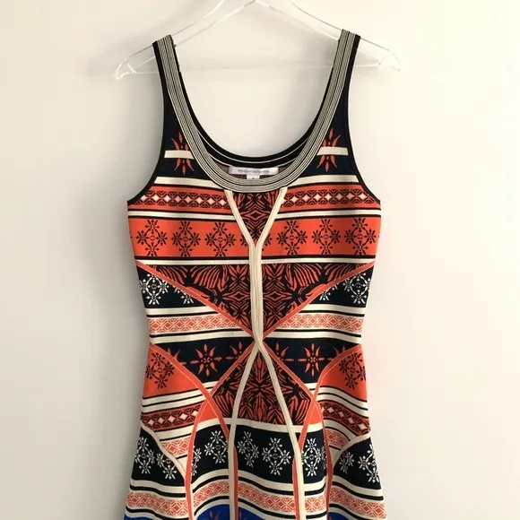Diane Von Furstenberg Isla Dress in Desert Sands Ax