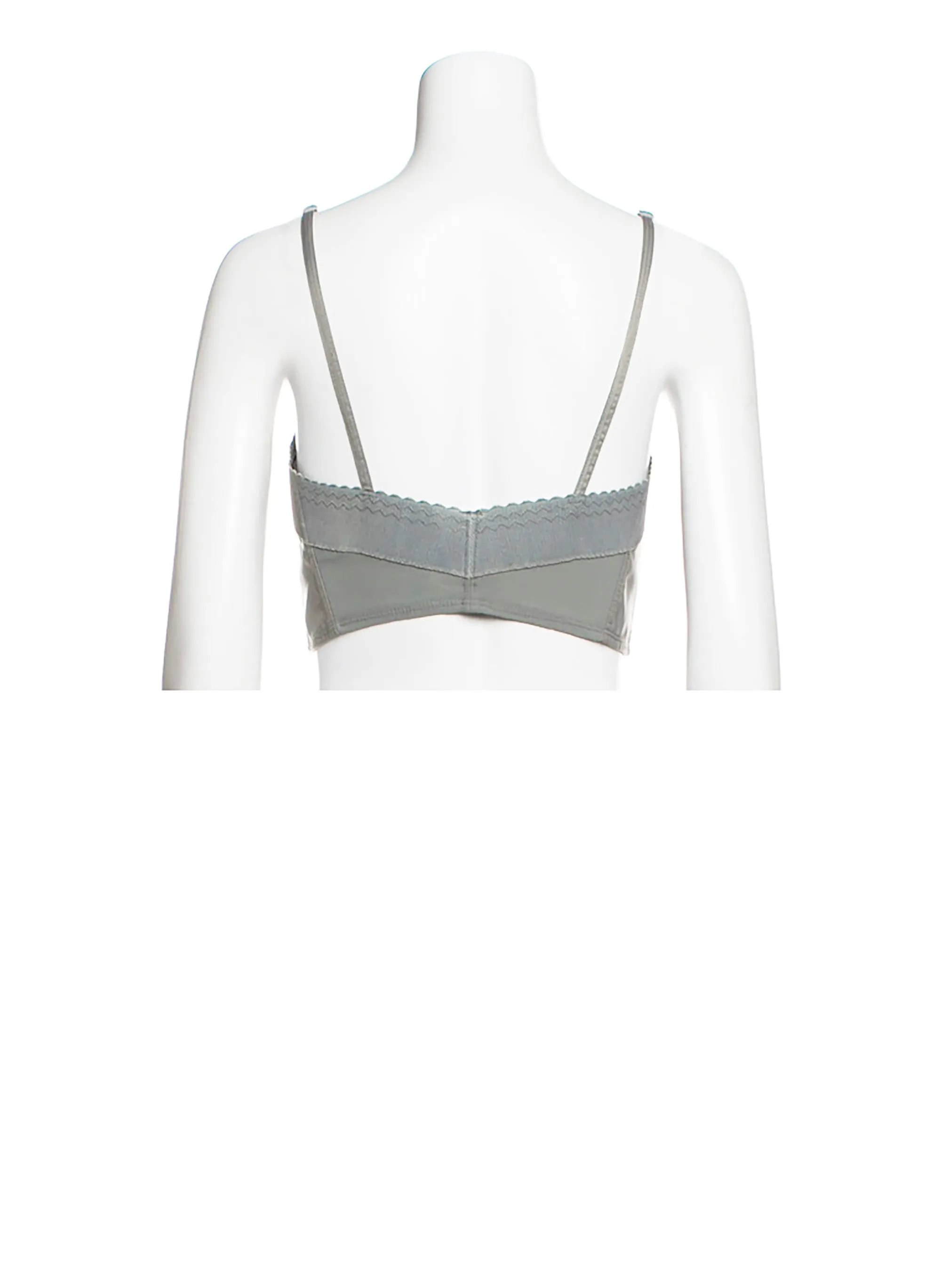 DOLCE & GABBANA grey lace top
