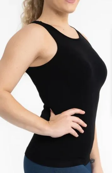 Elietian Reversible High to Low Scoop Neck Tank