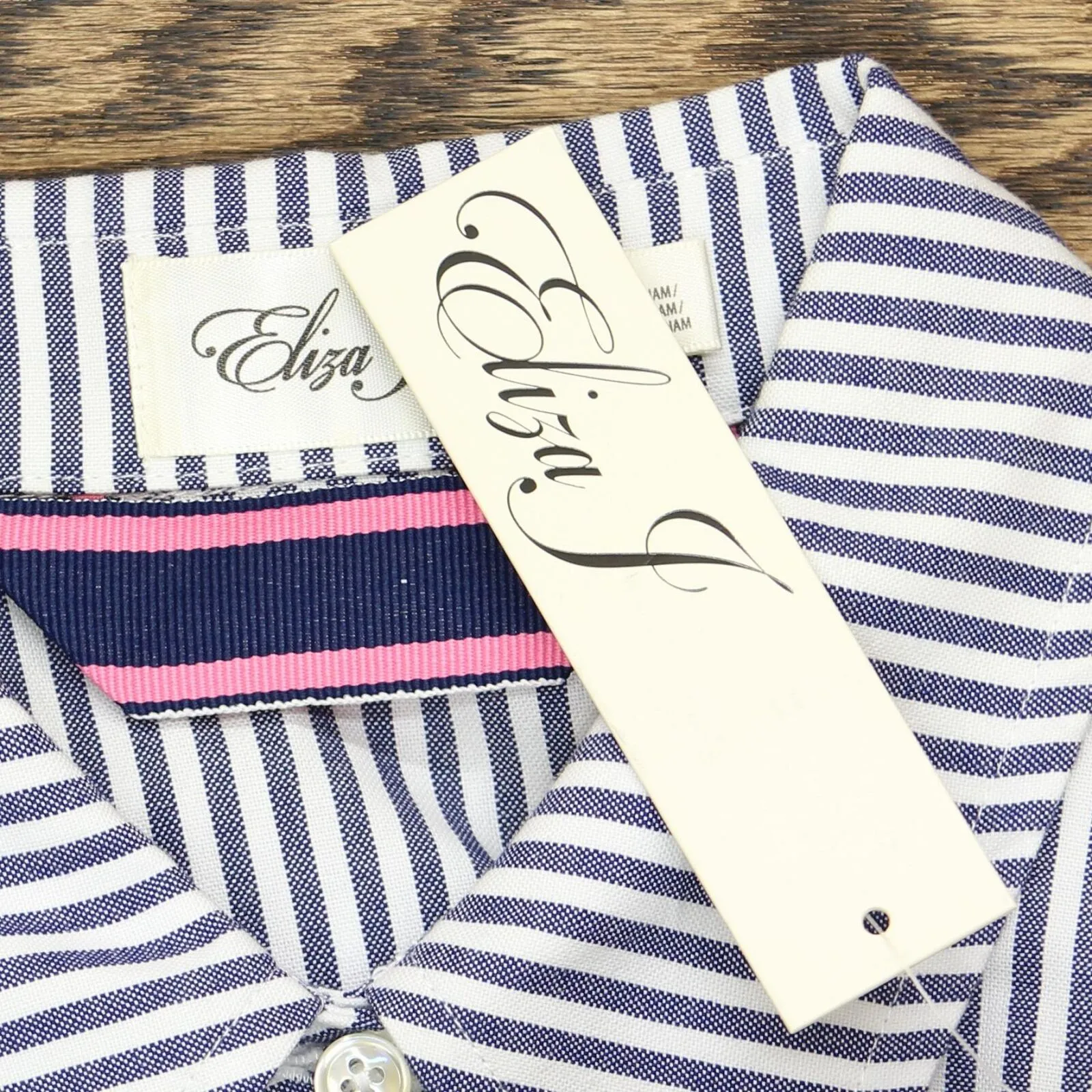 Eliza J Women's Stripe Cotton Shirt Dress