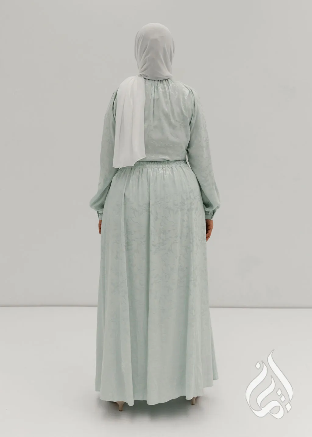 Flare Maxi Skirt - Sea Mint
