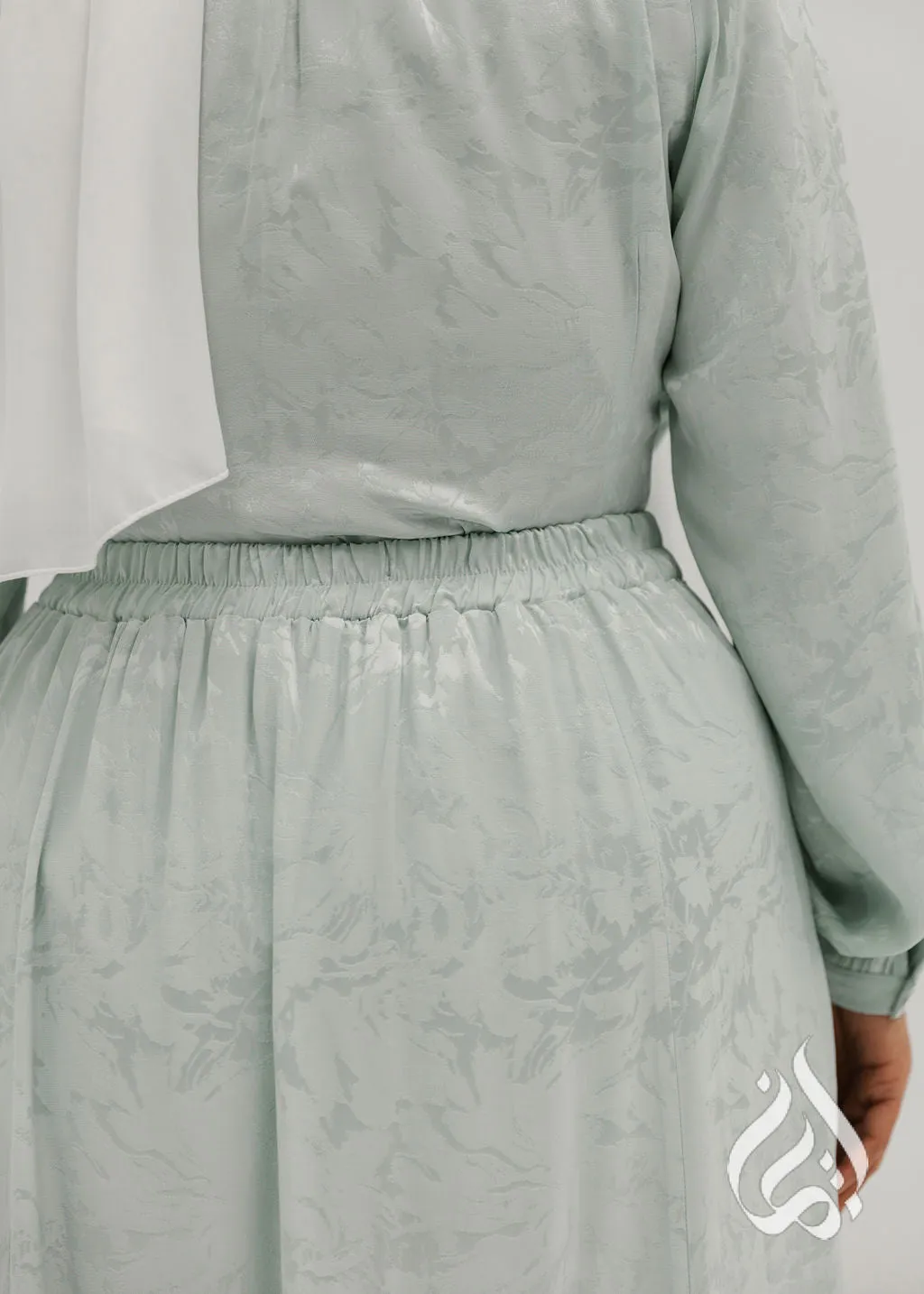 Flare Maxi Skirt - Sea Mint