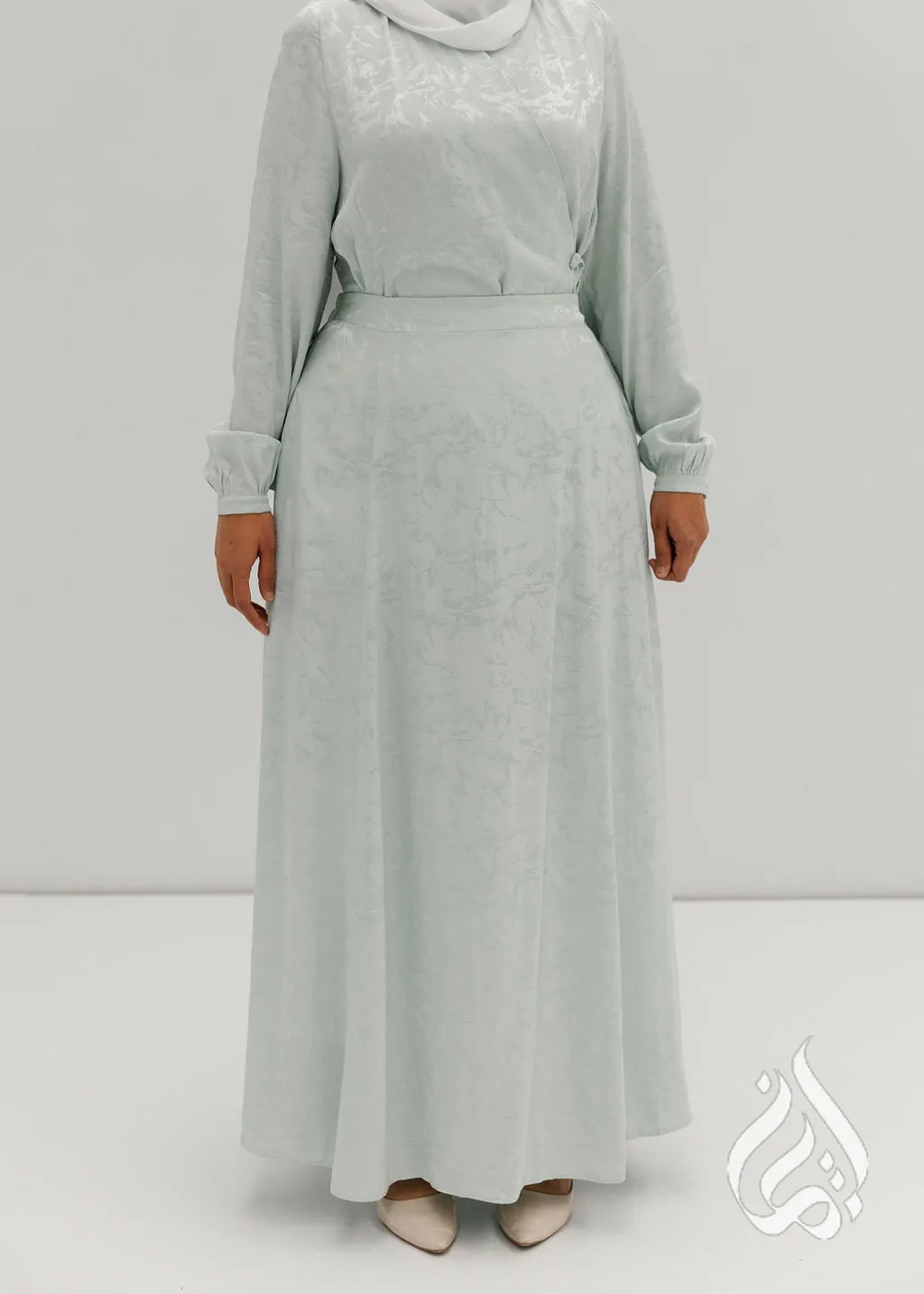 Flare Maxi Skirt - Sea Mint