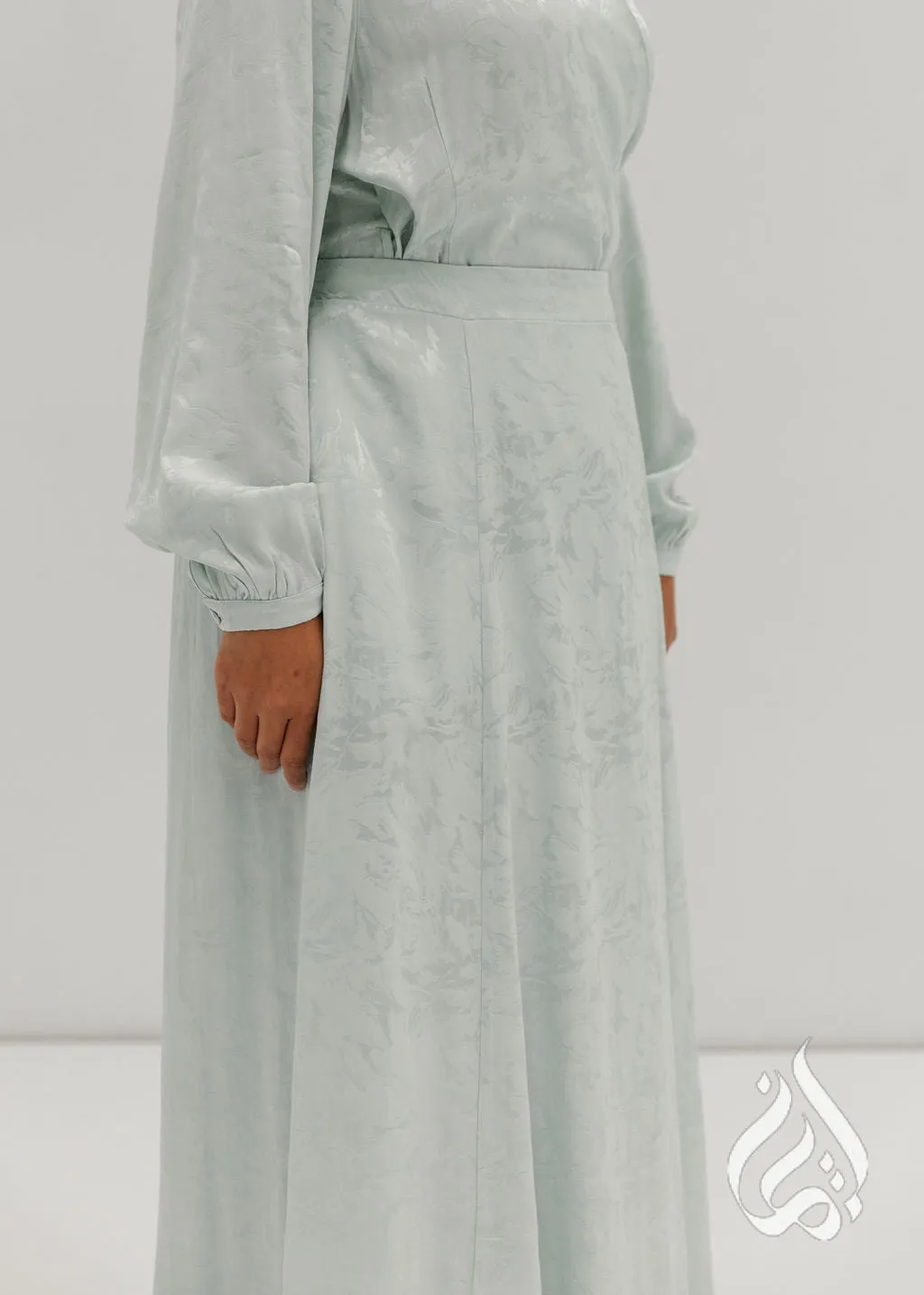 Flare Maxi Skirt - Sea Mint