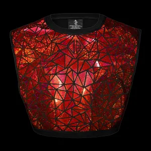 Galactic Mosaic Crop / Mustafar (Red)