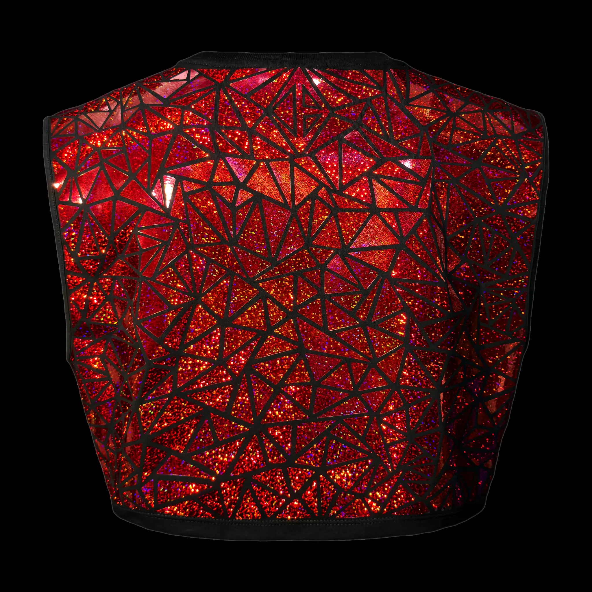 Galactic Mosaic Crop / Mustafar (Red)