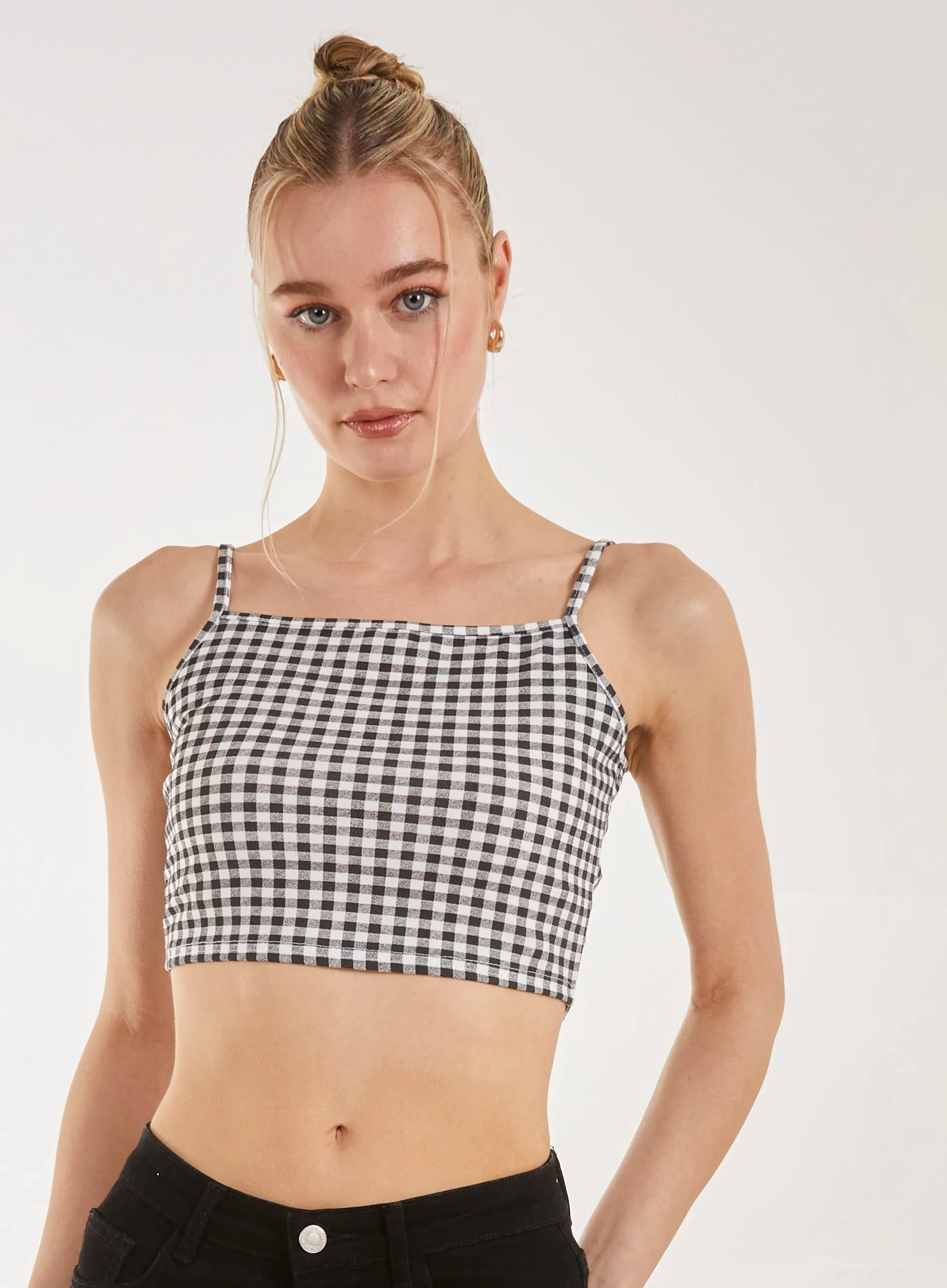 Gingham Crop Top