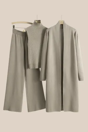 GWEN THREE PIECE SET- CAMEL