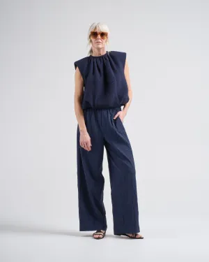 harold suiting wide leg pull on pant