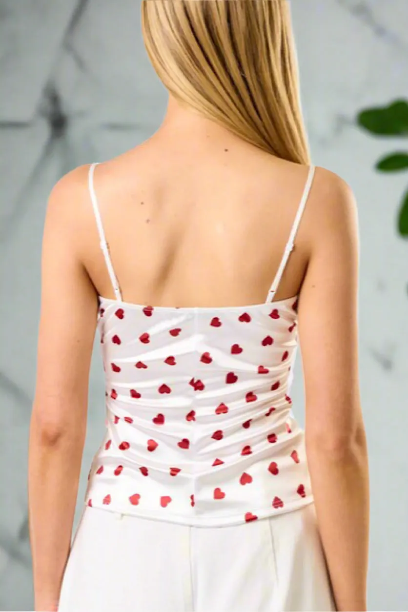 Heart Print Top