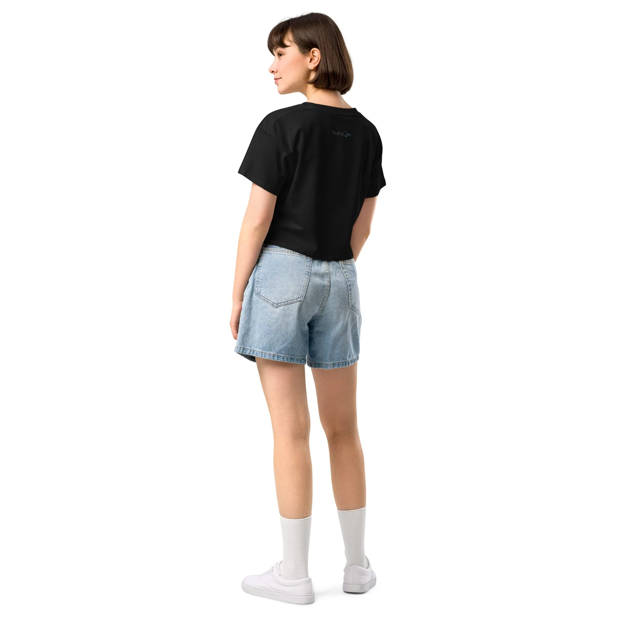I Want Crystals - Women’s crop top