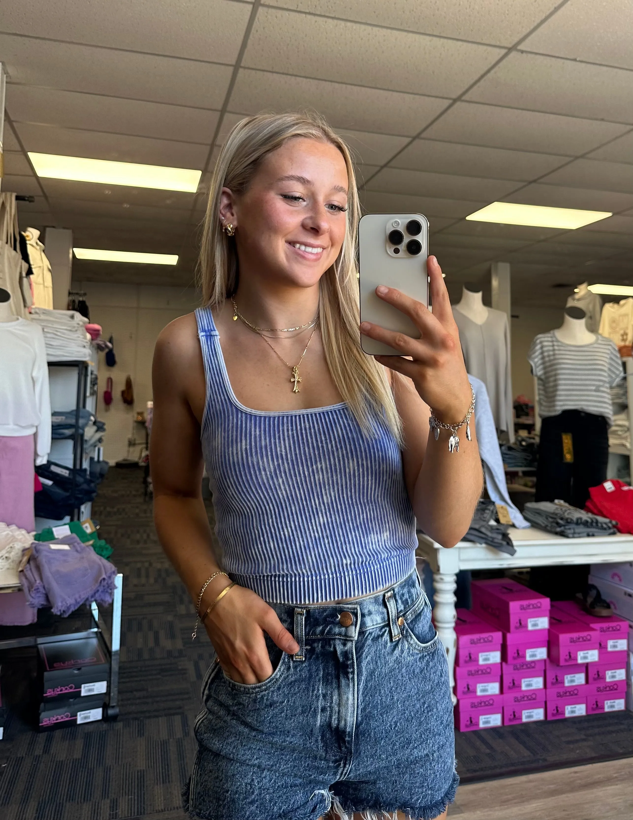 In My Best Element Ribbed Tank Top-Multiple Colors Available