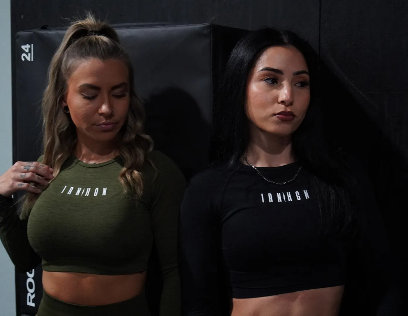 Infinity Long Sleeve Crop Top