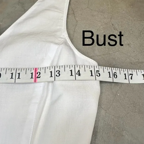 J Crew fit and flare dress with Rickrack trim in white Sz 00