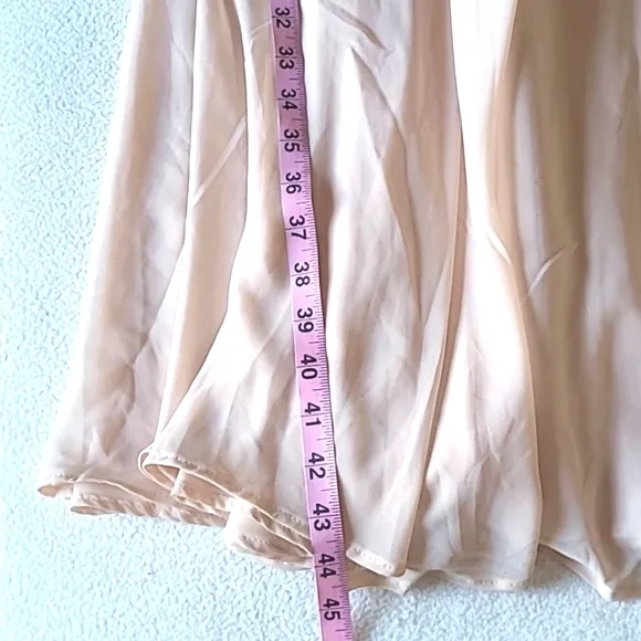 Jenny Yoo Hampton Maxi Skirt. Size 4. Blush Nude. Zip Back. Like New.