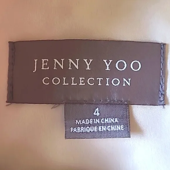 Jenny Yoo Hampton Maxi Skirt. Size 4. Blush Nude. Zip Back. Like New.