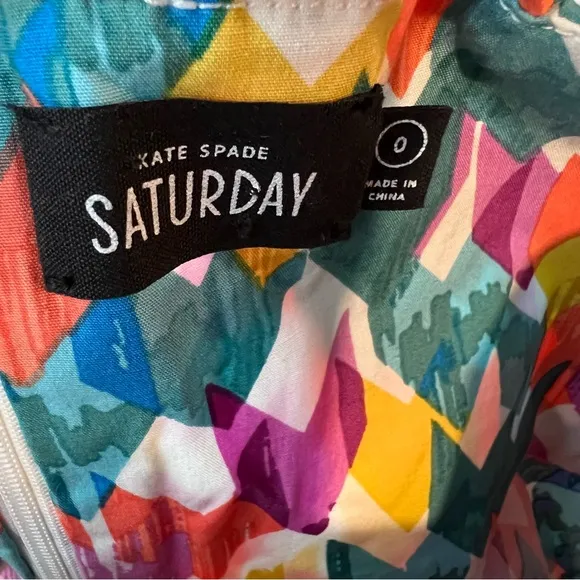 Kate Spade Saturday Arrowhead Print Sleeveless Dress