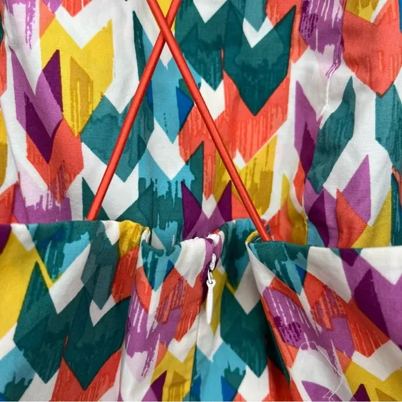 Kate Spade Saturday Arrowhead Print Sleeveless Dress