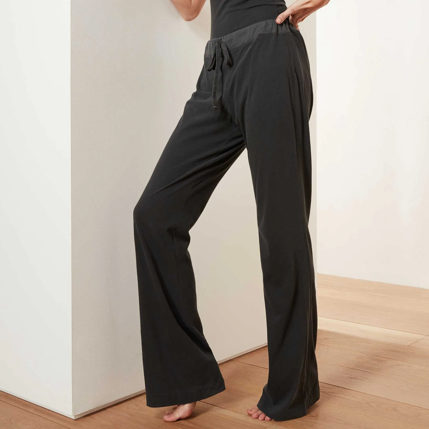 Knit Jersey Pajama Pant - Carbon Pigment