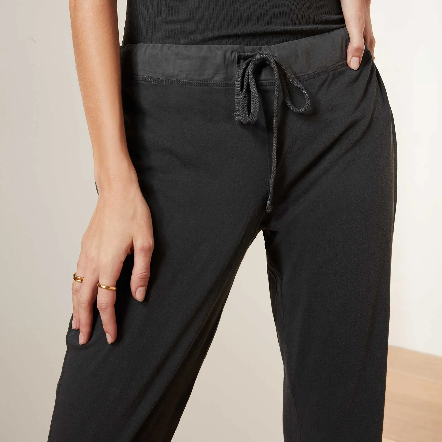 Knit Jersey Pajama Pant - Carbon Pigment