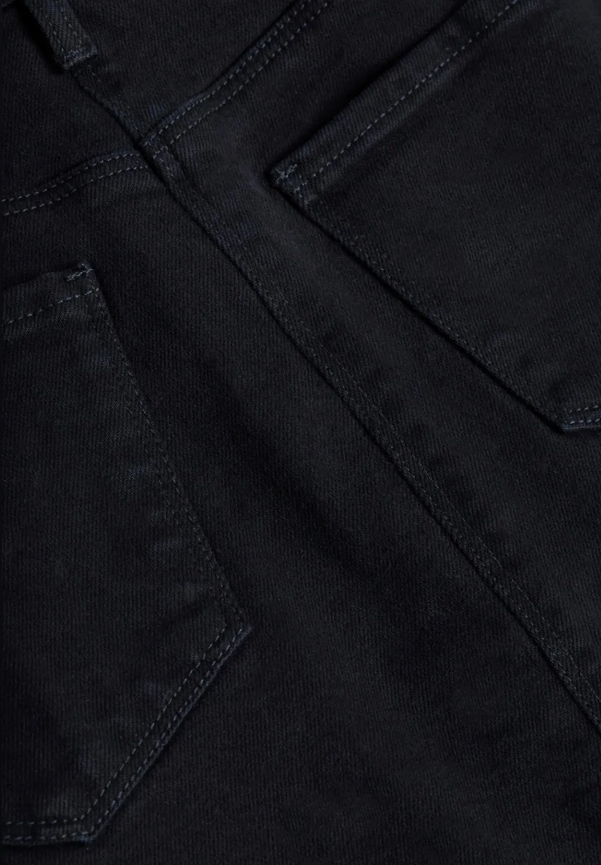 L’AGENCE - Miriam Denim Skirt - Saturated Black