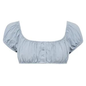 Light Denim Bandita Bikini Top