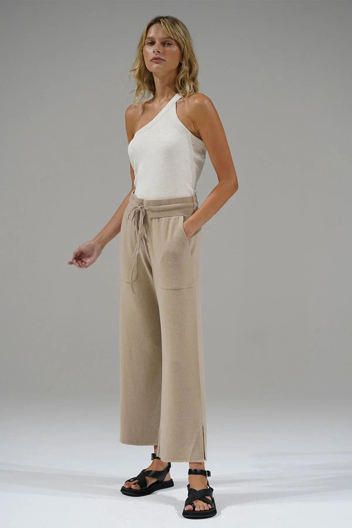 LNA Clothing Kismet Brushed Pant Savannah Tan