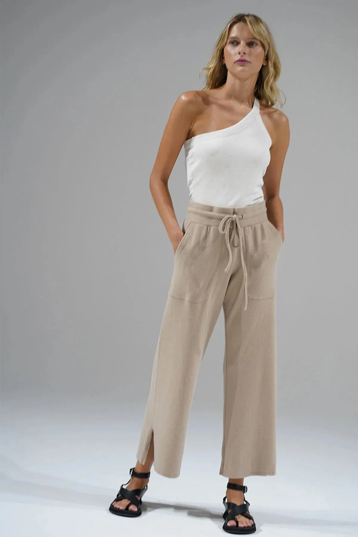 LNA Clothing Kismet Brushed Pant Savannah Tan