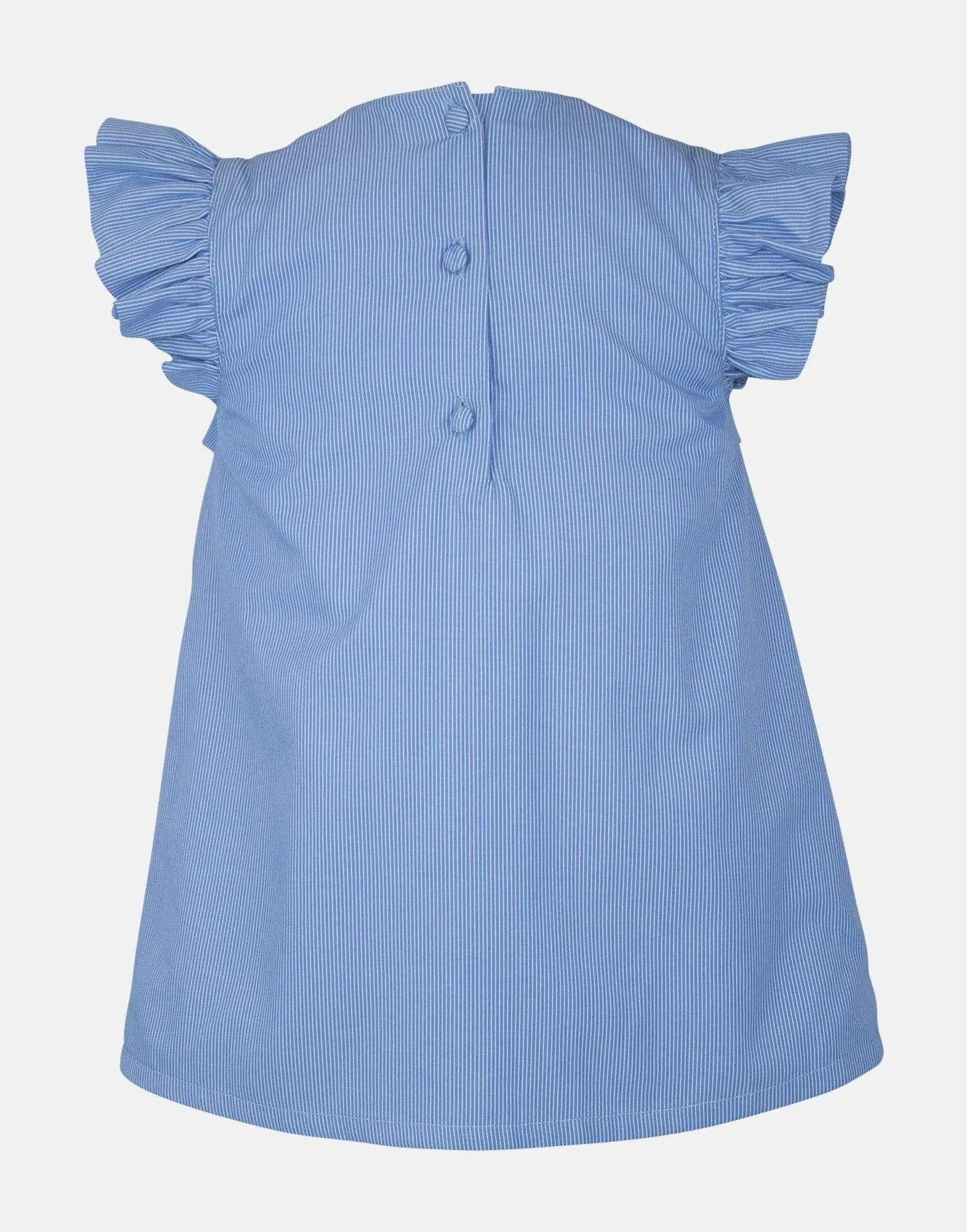 Lucinda: Blue stripe blouse