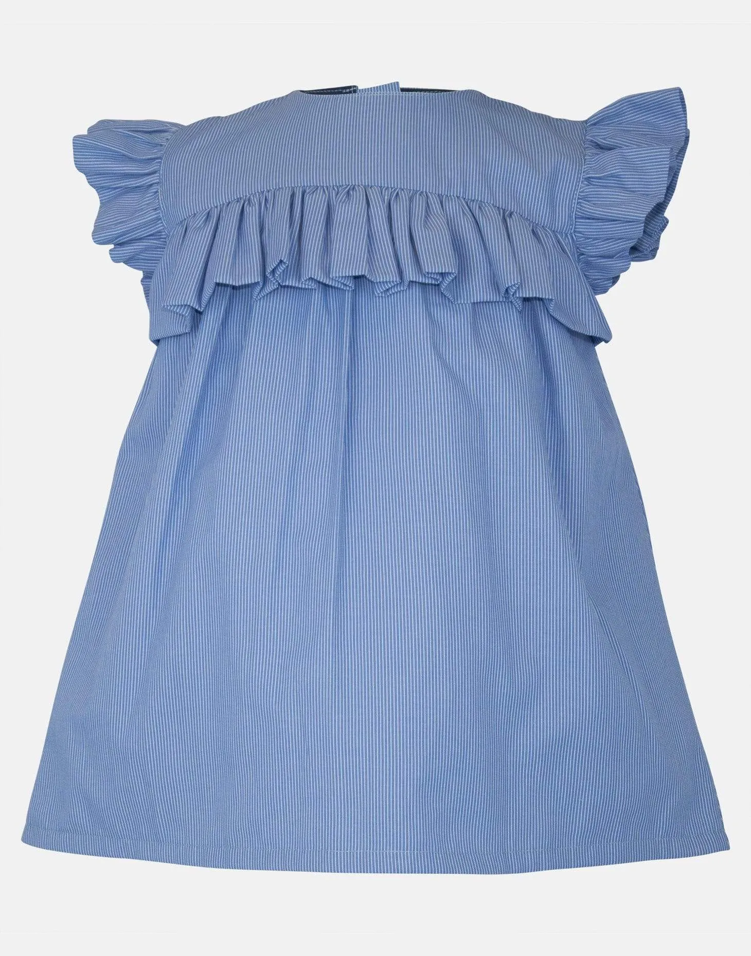 Lucinda: Blue stripe blouse