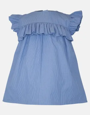Lucinda: Blue stripe blouse