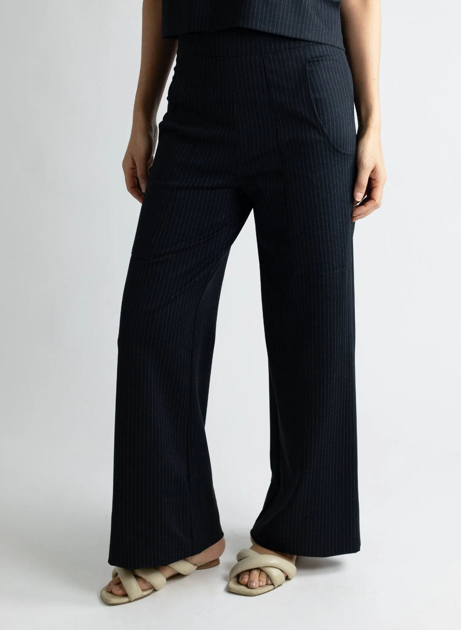 Lunes Pant - Pinstripe