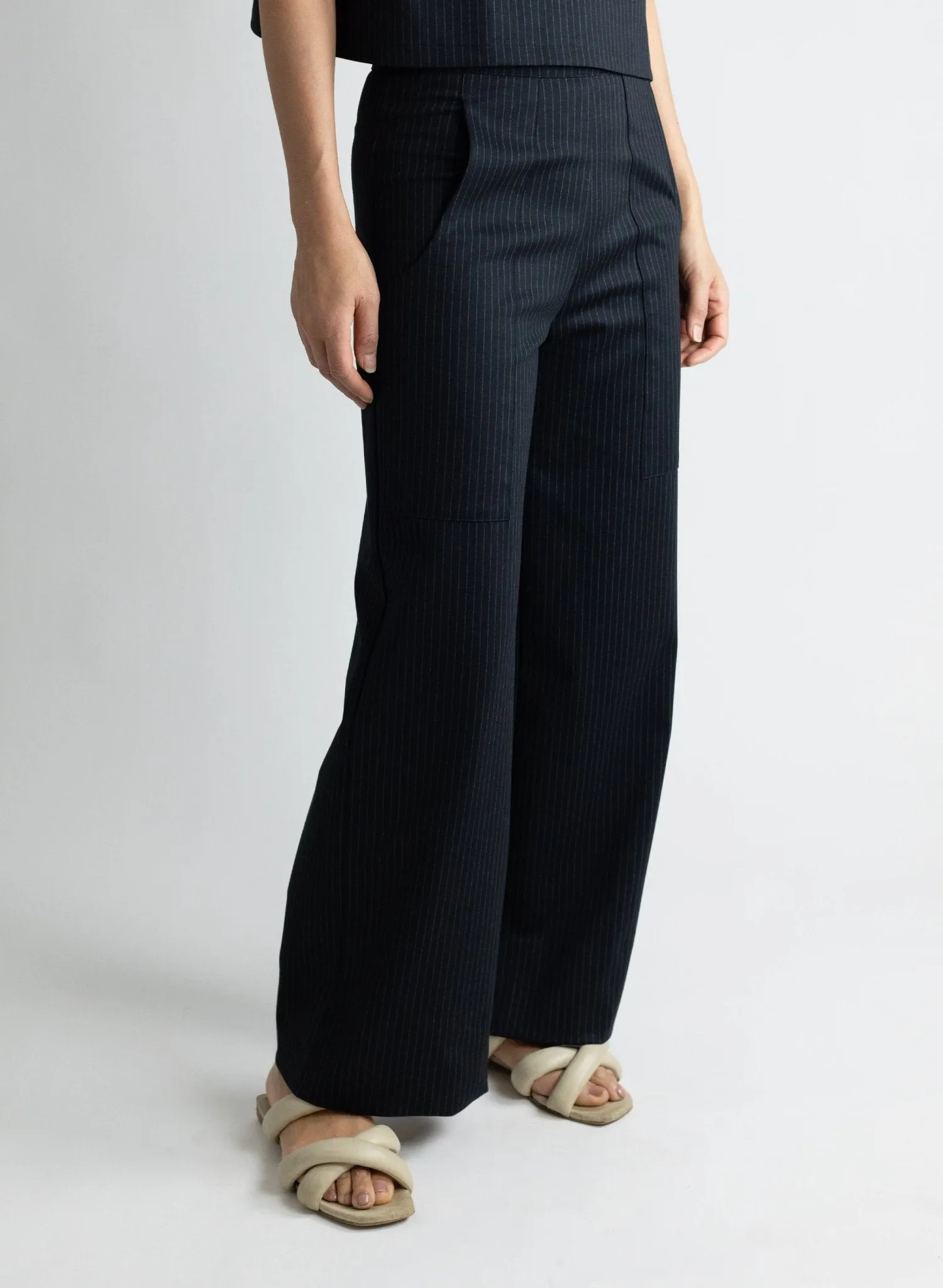 Lunes Pant - Pinstripe