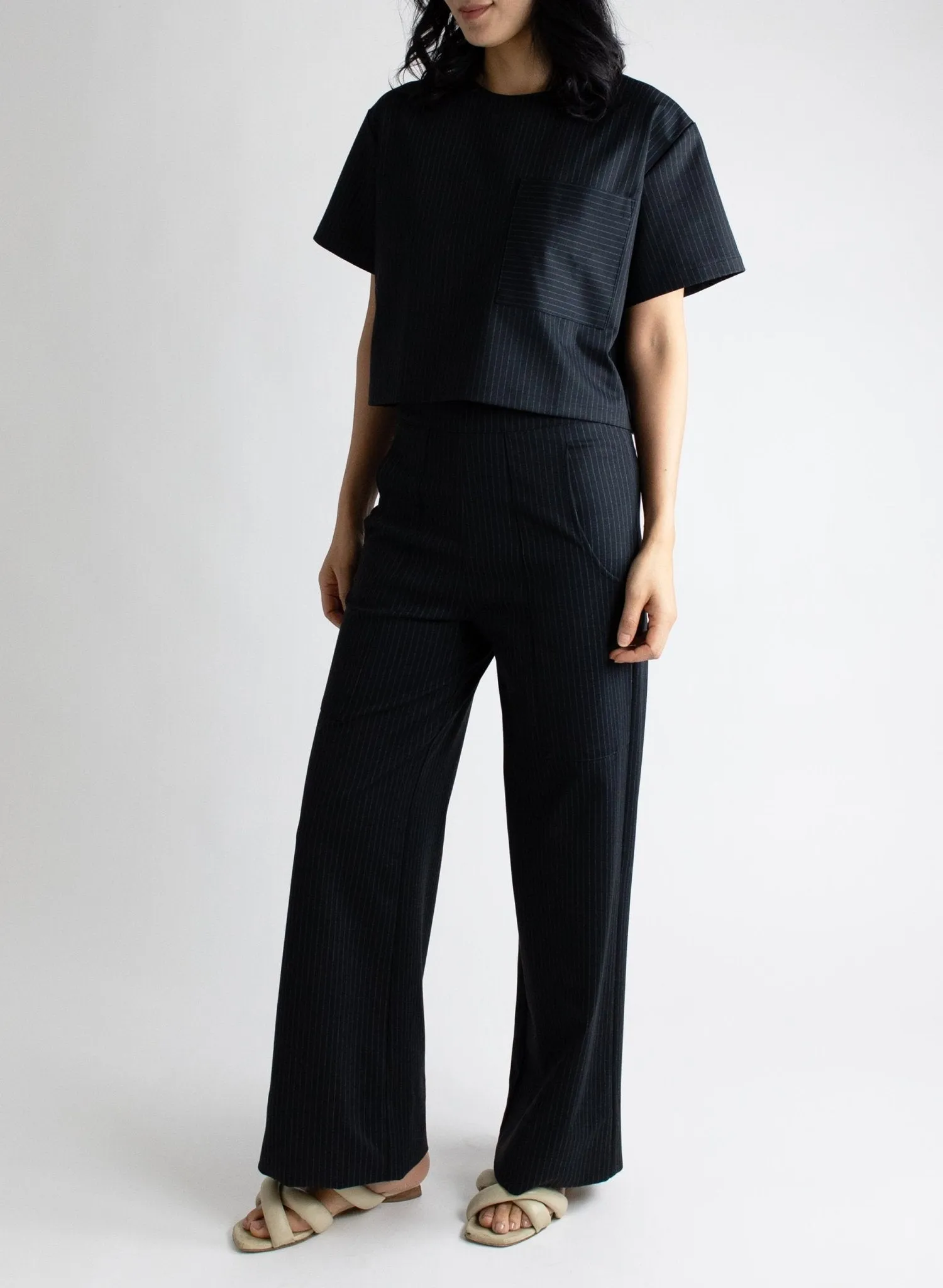 Lunes Pant - Pinstripe
