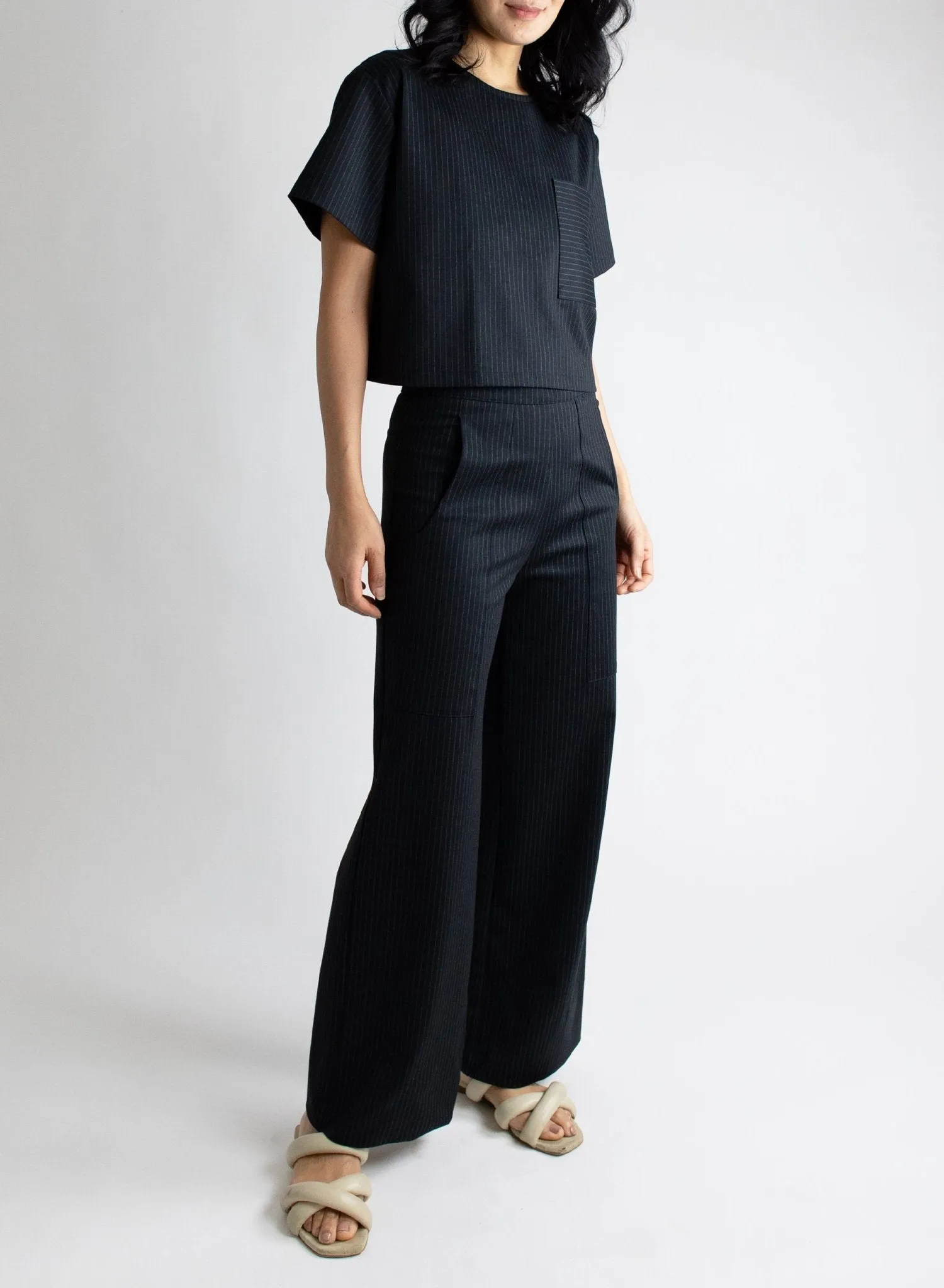 Lunes Pant - Pinstripe
