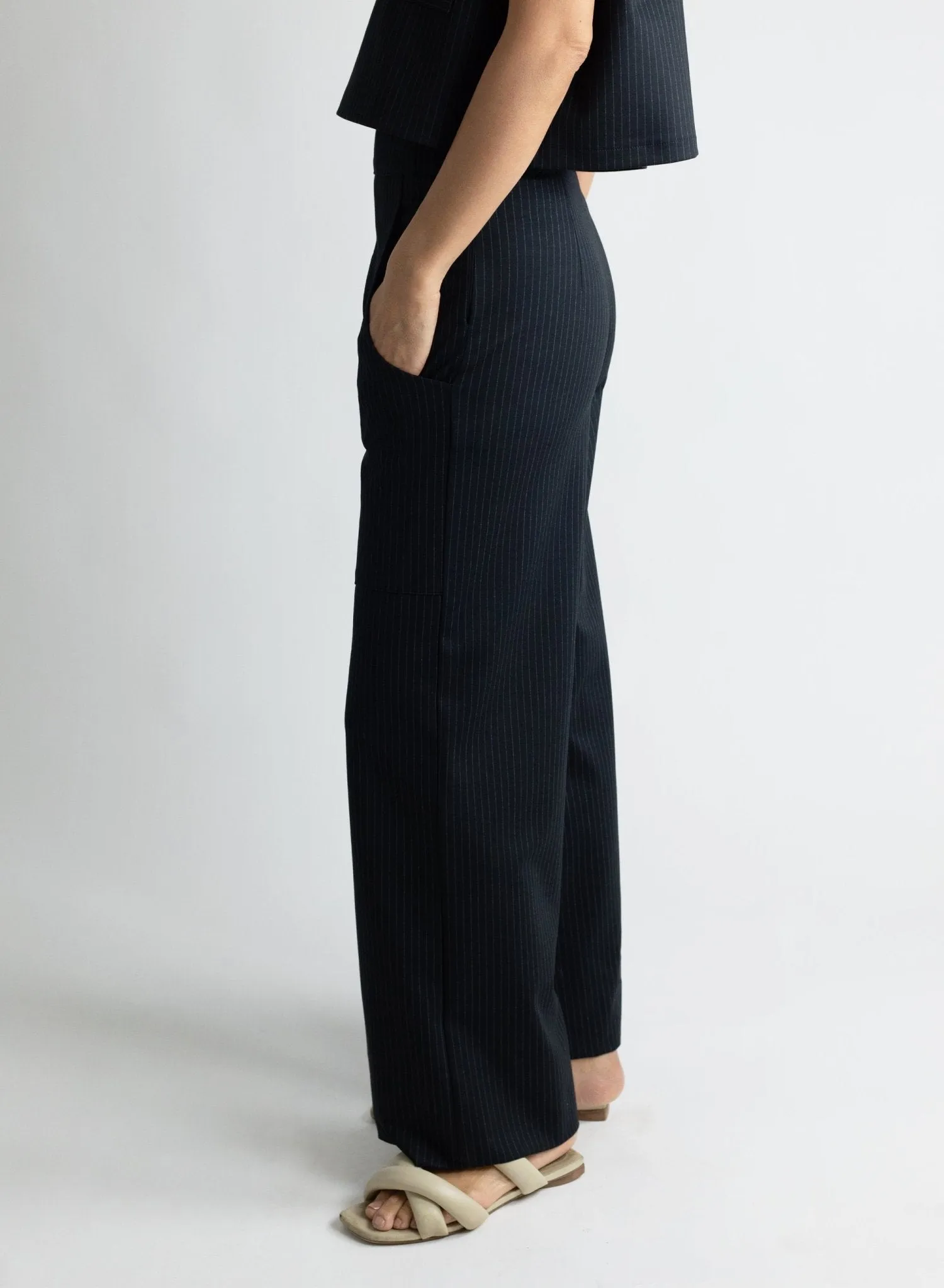 Lunes Pant - Pinstripe