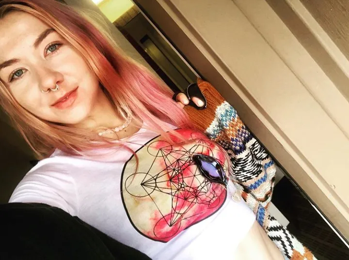 Metatron Solara Sacred Geometry Women's Crop Top
