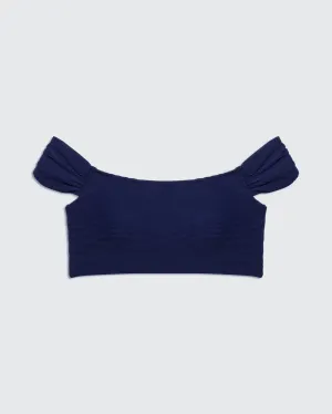 Moon Top Navy Rib