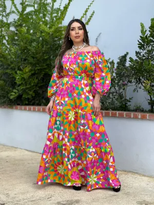 Multi Maxi Skirt
