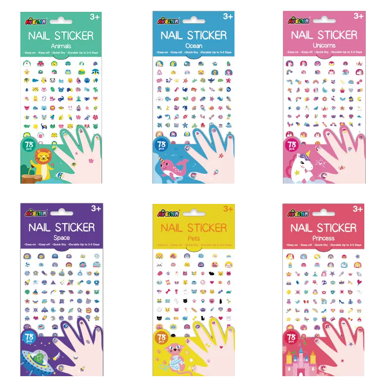 Nail Stickers - 78 Pieces by Avenir