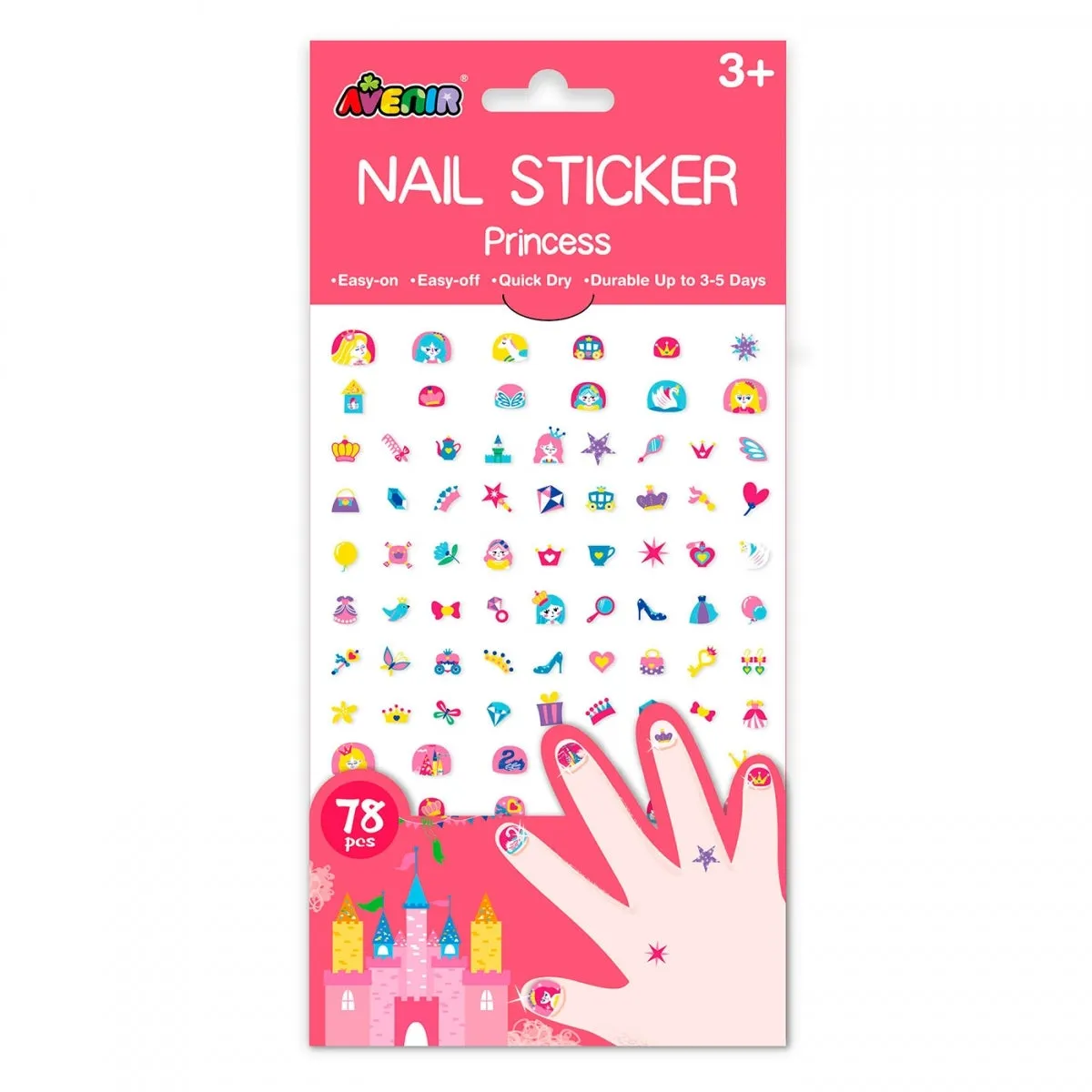 Nail Stickers - 78 Pieces by Avenir