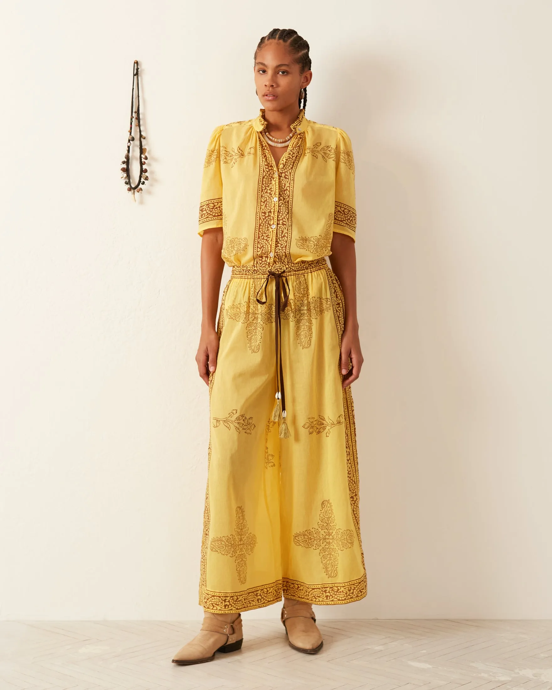 Natalie Banana Flower Pant