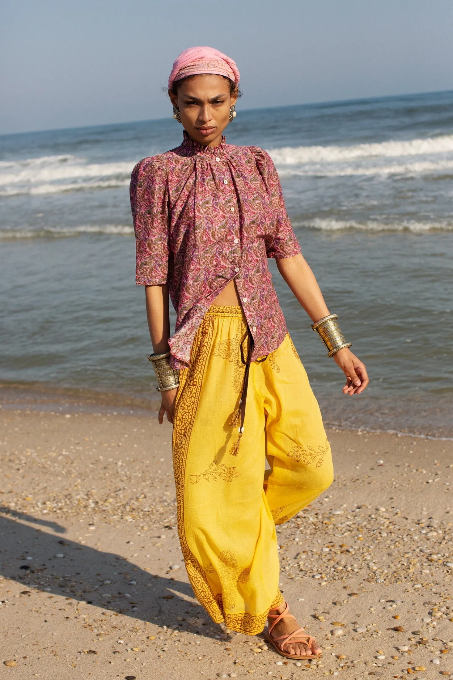 Natalie Banana Flower Pant