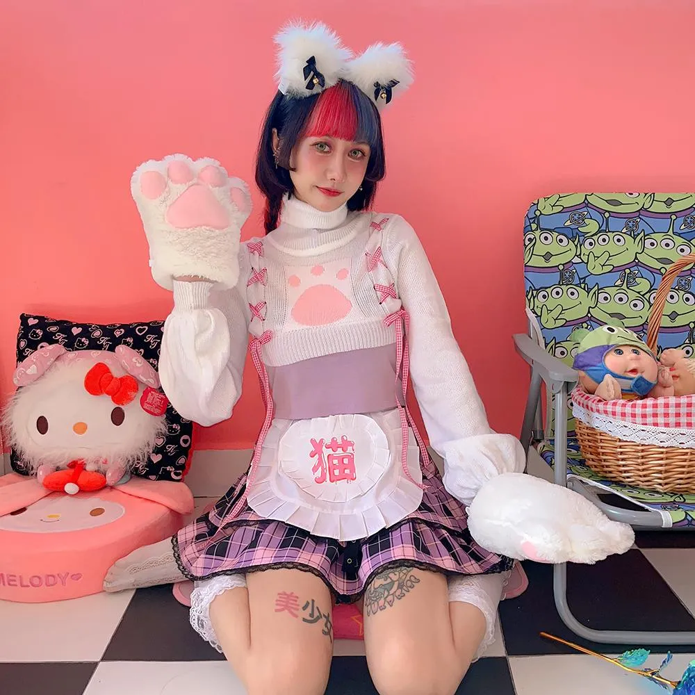 Neko Paw Short Top SD01746