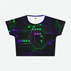 NeoCircuit Womens Crop Tee