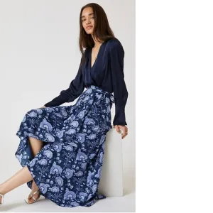 NEW Anthropologie Hutch Printed Wrap Maxi Skirt SIZE S new with tag nwt