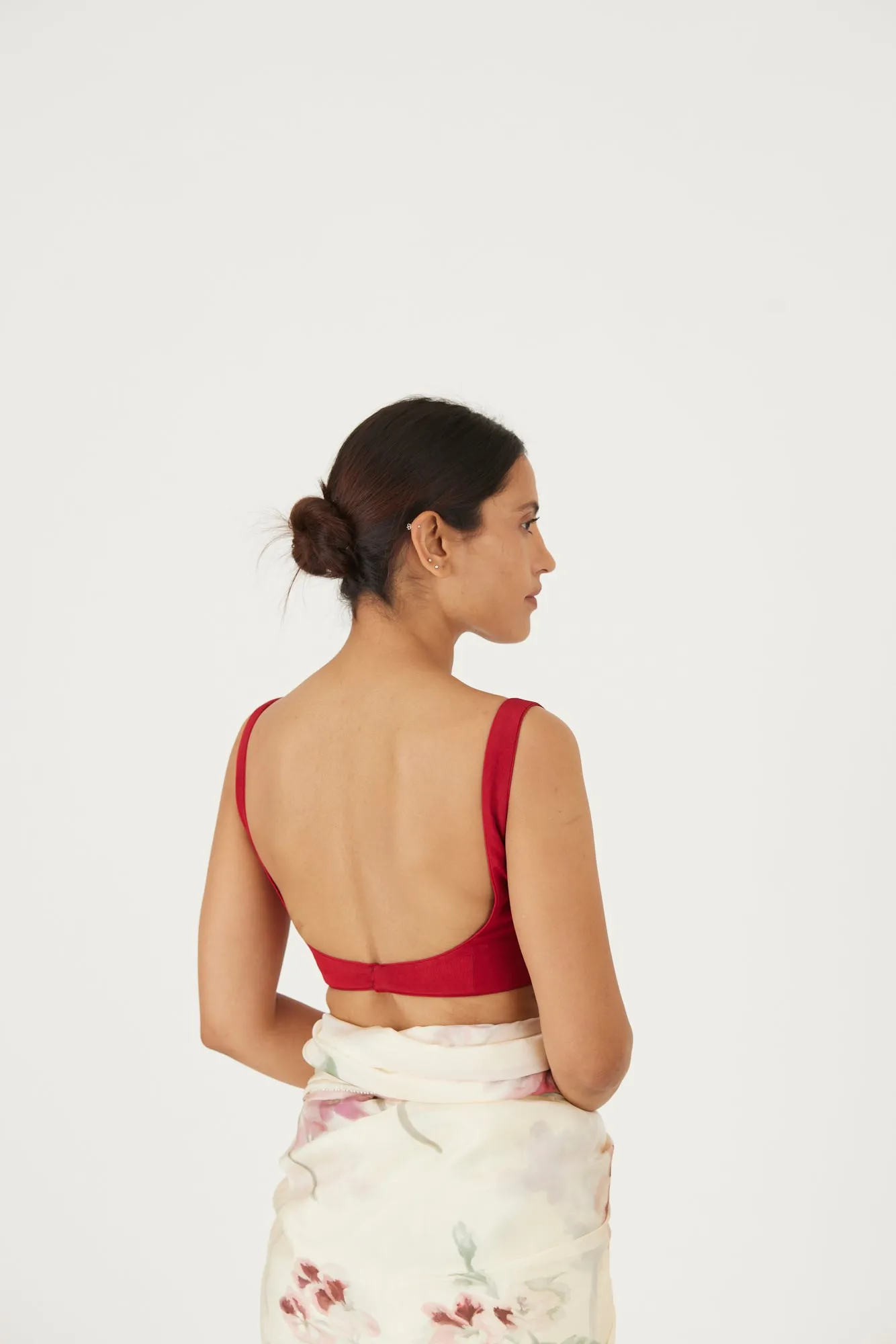 New Season Fall 24/Summer 25-Blouse-Crepe-Juliet Red-YAMLS41-Fashion Edit Yam