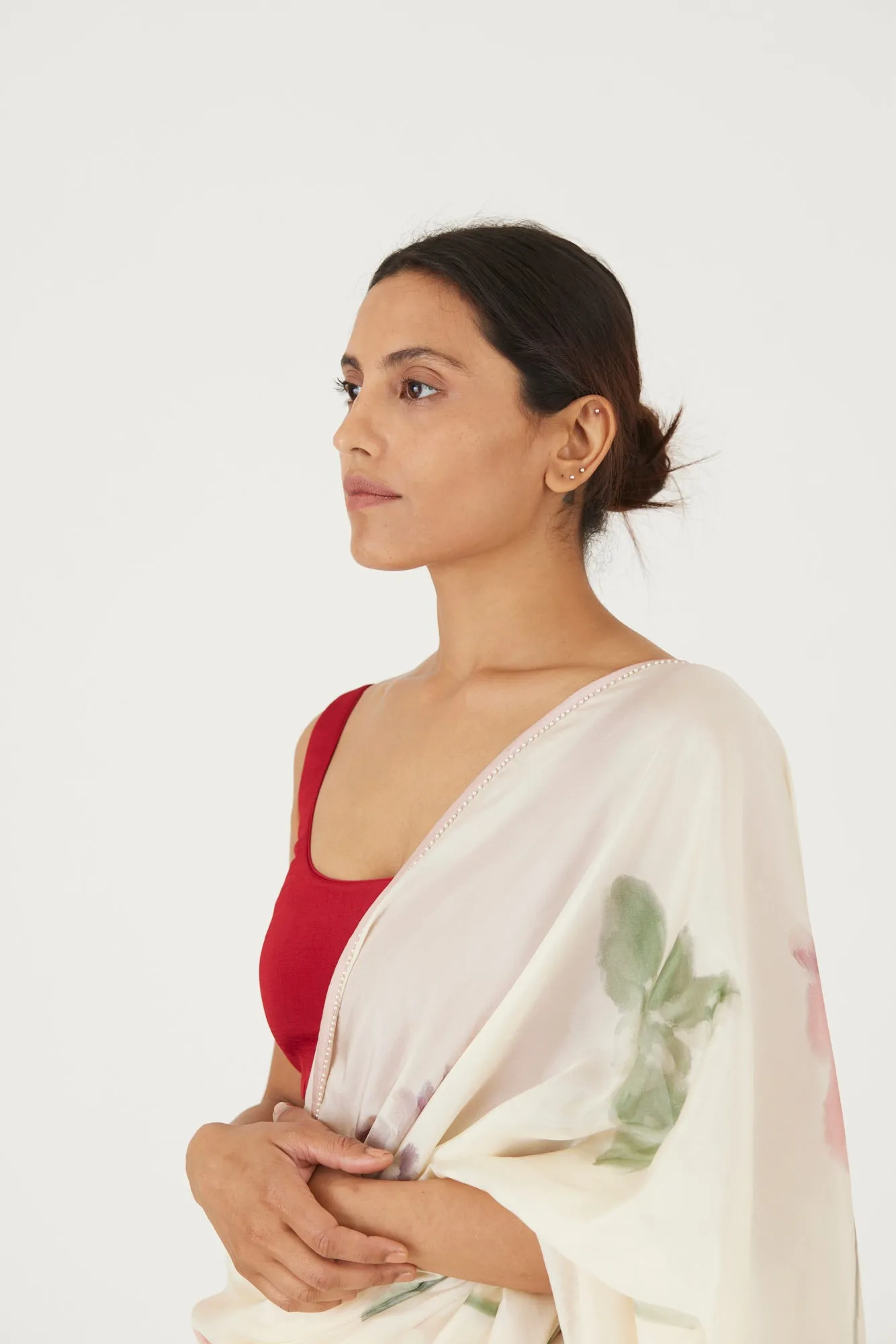 New Season Fall 24/Summer 25-Blouse-Crepe-Juliet Red-YAMLS41-Fashion Edit Yam