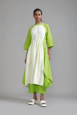 New Season Summer/Fall 2024-Coord Set Raglan Vari 2pcs Cotton Offwhite-Neon Green-MT CB RAG VARI Coord Set-Offwhite-NG 2pcs-Fashion Edit Mati
