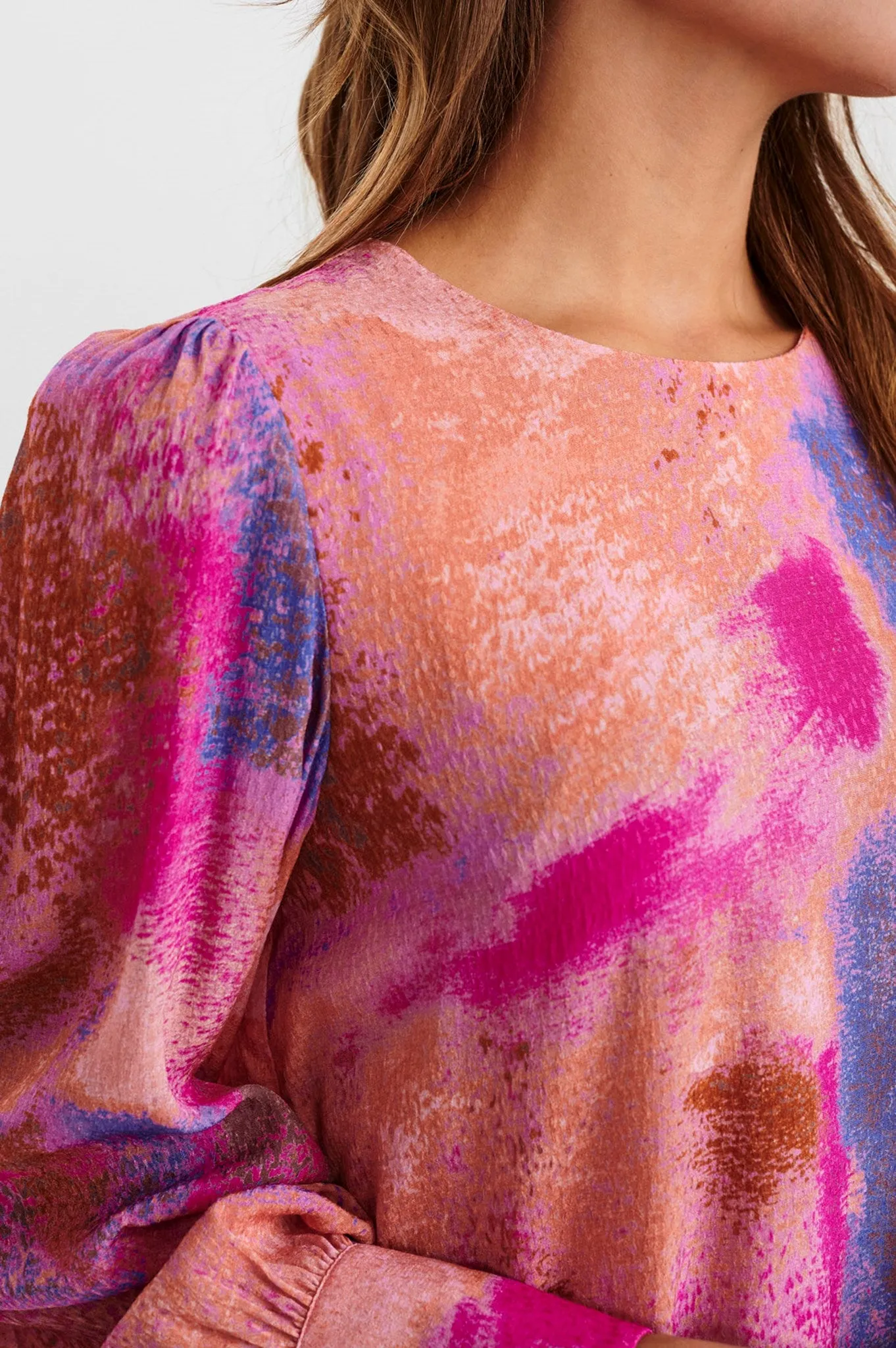 NUCASEY BLOUSE - Rose Violet